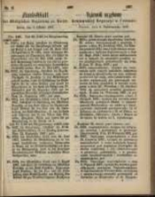 Amtsblatt der Königlichen Regierung zu Posen. 1867.10.08 Nro.41