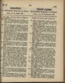 Amtsblatt der K&ouml;niglichen Regierung zu Posen. 1867.10.15 Nro.42