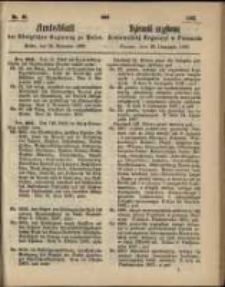 Amtsblatt der K&ouml;niglichen Regierung zu Posen. 1867.11.26 Nro.48