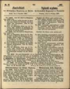Amtsblatt der K&ouml;niglichen Regierung zu Posen. 1867.12.03 Nro.49