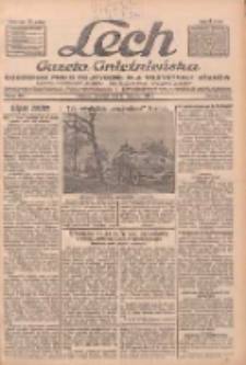 Lech.Gazeta Gnieźnieńska: codzienne pismo polityczne dla wszystkich stanów. Dodatki: tygodniowy "Lechita" i powieściowy oraz dwutygodnik "Leszek" 1932.09.22 R.33 Nr218