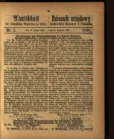 Amtsblatt der K&ouml;niglichen Regierung zu Posen. 1868.01.21 Nro.3
