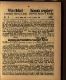 Amtsblatt der Königlichen Regierung zu Posen. 1868.02.11 Nro.6