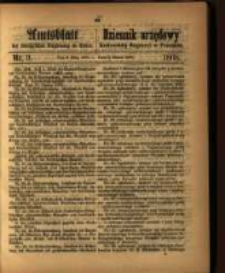 Amtsblatt der K&ouml;niglichen Regierung zu Posen. 1868.03.03 Nro.9