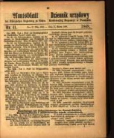 Amtsblatt der K&ouml;niglichen Regierung zu Posen. 1868.03.17 Nro.11