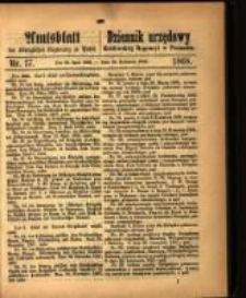 Amtsblatt der Königlichen Regierung zu Posen. 1868.04.28 Nro.17