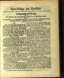 Extra-Beilage zum Amtsblatt