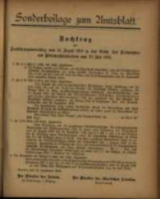 Sonderbeilage zum Amtsblatt