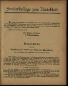 Sonderbeilage zum Amtsblatt