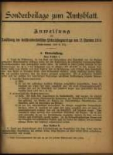 Sonderbeilage zum Amtsblatt