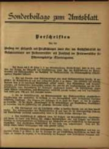 Sonderbeilage zum Amtsblatt