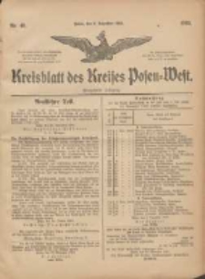 Kreis-Blatt des Kreises Posen-West 1903.12.03 Jg.15 Nr48