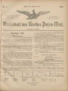 Kreis-Blatt des Kreises Posen-West 1904.02.04 Jg.16 Nr5