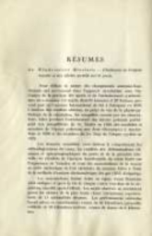 R&eacute;sum&eacute;s: Przegląd Sportowo-Lekarski 1931.01/03 R.3 Nr1