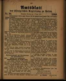 Amtsblatt der Königlichen Regierung zu Posen. 1910.08.09 Nro.32