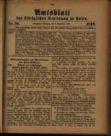 Amtsblatt der Königlichen Regierung zu Posen. 1910.09.06 Nro.36