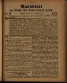 Amtsblatt der Königlichen Regierung zu Posen. 1910.09.13 Nro.37
