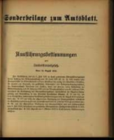 Sonderbeilage zum Amtsblatt