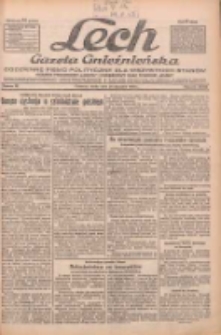 Lech.Gazeta Gnieźnieńska: codzienne pismo polityczne dla wszystkich stan&oacute;w. Dodatki: tygodniowy "Lechita" i powieściowy oraz dwutygodnik "Leszek" 1933.01.25 R.34 Nr20