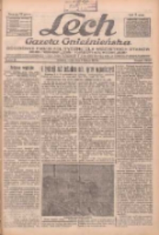 Lech.Gazeta Gnieźnieńska: codzienne pismo polityczne dla wszystkich stan&oacute;w. Dodatki: tygodniowy "Lechita" i powieściowy oraz dwutygodnik "Leszek" 1933.02.08 R.34 Nr31