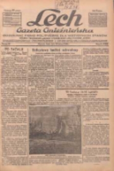 Lech.Gazeta Gnieźnieńska: codzienne pismo polityczne dla wszystkich stan&oacute;w. Dodatki: tygodniowy "Lechita" i powieściowy oraz dwutygodnik "Leszek" 1933.02.15 R.34 Nr37