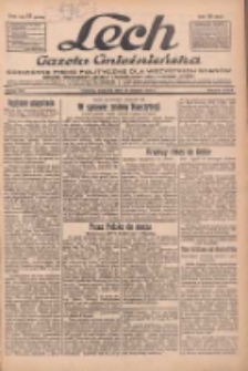Lech.Gazeta Gnieźnieńska: codzienne pismo polityczne dla wszystkich stan&oacute;w. Dodatki: tygodniowy "Lechita" i powieściowy oraz dwutygodnik "Leszek" 1933.08.13 R.34 Nr185
