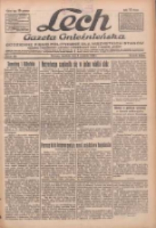 Lech.Gazeta Gnieźnieńska: codzienne pismo polityczne dla wszystkich stan&oacute;w. Dodatki: tygodniowy "Lechita" i powieściowy oraz dwutygodnik "Leszek" 1933.09.03 R.34 Nr202