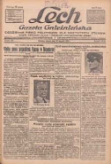 Lech.Gazeta Gnieźnieńska: codzienne pismo polityczne dla wszystkich stan&oacute;w. Dodatki: tygodniowy "Lechita" i powieściowy oraz dwutygodnik "Leszek" 1932.08.30 R.33 Nr198