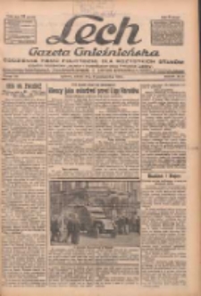 Lech.Gazeta Gnieźnieńska: codzienne pismo polityczne dla wszystkich stan&oacute;w. Dodatki: tygodniowy "Lechita" i powieściowy oraz dwutygodnik "Leszek" 1932.10.15 R.33 Nr238