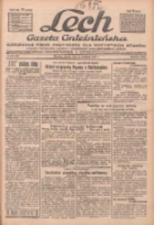 Lech.Gazeta Gnieźnieńska: codzienne pismo polityczne dla wszystkich stan&oacute;w. Dodatki: tygodniowy "Lechita" i powieściowy oraz dwutygodnik "Leszek" 1932.09.10 R.33 Nr208