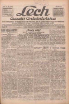 Lech.Gazeta Gnieźnieńska: codzienne pismo polityczne dla wszystkich stan&oacute;w. Dodatki: tygodniowy "Lechita" i powieściowy oraz dwutygodnik "Leszek" 1933.09.27 R.34 Nr222