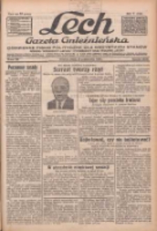 Lech.Gazeta Gnieźnieńska: codzienne pismo polityczne dla wszystkich stan&oacute;w. Dodatki: tygodniowy "Lechita" i powieściowy oraz dwutygodnik "Leszek" 1933.10.27 R.34 Nr248