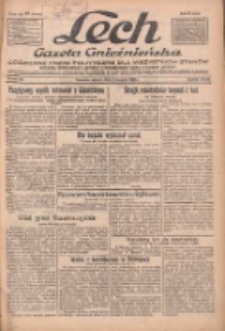 Lech.Gazeta Gnieźnieńska: codzienne pismo polityczne dla wszystkich stan&oacute;w. Dodatki: tygodniowy "Lechita" i powieściowy oraz dwutygodnik "Leszek" 1933.08.08 R.34 Nr180