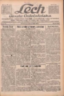 Lech.Gazeta Gnieźnieńska: codzienne pismo polityczne dla wszystkich stan&oacute;w. Dodatki: tygodniowy "Lechita" i powieściowy oraz dwutygodnik "Leszek" 1933.09.09 R.34 Nr207