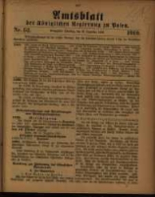 Amtsblatt der Königlichen Regierung zu Posen. 1910.12.27 Nro.52