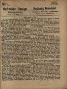 Oeffentlicher Anzeiger. 1870.01.04 Nro.1