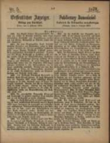 Oeffentlicher Anzeiger. 1870.02.01 Nro.5