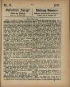 Oeffentlicher Anzeiger. 1870.04.19 Nro.16