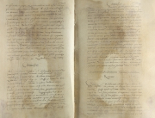 O sprawiedliwe załatwienie sprawy Katarzyny, żony Hieronima Beni, w sporze z Walentym Kunradem, ławnikiem, przekazanej przez sad grodzki w Krakowie, Wilno 13.08.1554