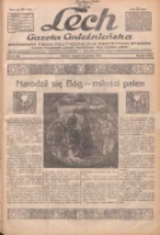 Lech.Gazeta Gnieźnieńska: codzienne pismo polityczne dla wszystkich stan&oacute;w. Dodatki: tygodniowy "Lechita" i powieściowy oraz dwutygodnik "Leszek" 1933.12.24 R.34 Nr296