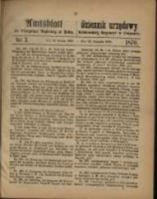 Amtsblatt der K&ouml;niglichen Regierung zu Posen. 1870.01.18 Nro.3