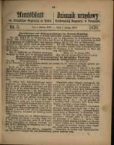 Amtsblatt der K&ouml;niglichen Regierung zu Posen. 1870.02.01 Nro.5