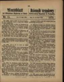 Amtsblatt der Königlichen Regierung zu Posen. 1870.04.12 Nro.15