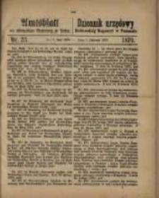 Amtsblatt der Königlichen Regierung zu Posen. 1870.06.07 Nro.23