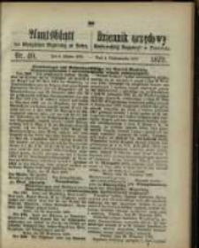 Amtsblatt der K&ouml;niglichen Regierung zu Posen. 1870.11.04 Nro.40