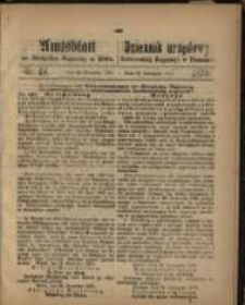 Amtsblatt der Königlichen Regierung zu Posen. 1870.11.29 Nro.48