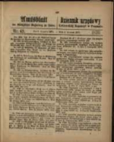 Amtsblatt der K&ouml;niglichen Regierung zu Posen. 1870.12.06 Nro.49