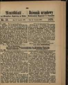 Amtsblatt der Königlichen Regierung zu Posen. 1870.12.13 Nro.50