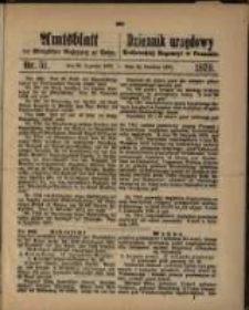 Amtsblatt der K&ouml;niglichen Regierung zu Posen. 1870.12.20 Nro.51