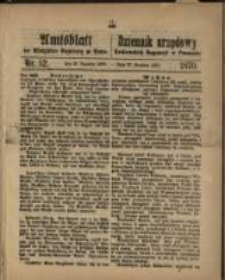 Amtsblatt der Königlichen Regierung zu Posen. 1870.12.27 Nro.52